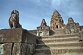 Bakong temple - the five tiered pyramid of the main temple.